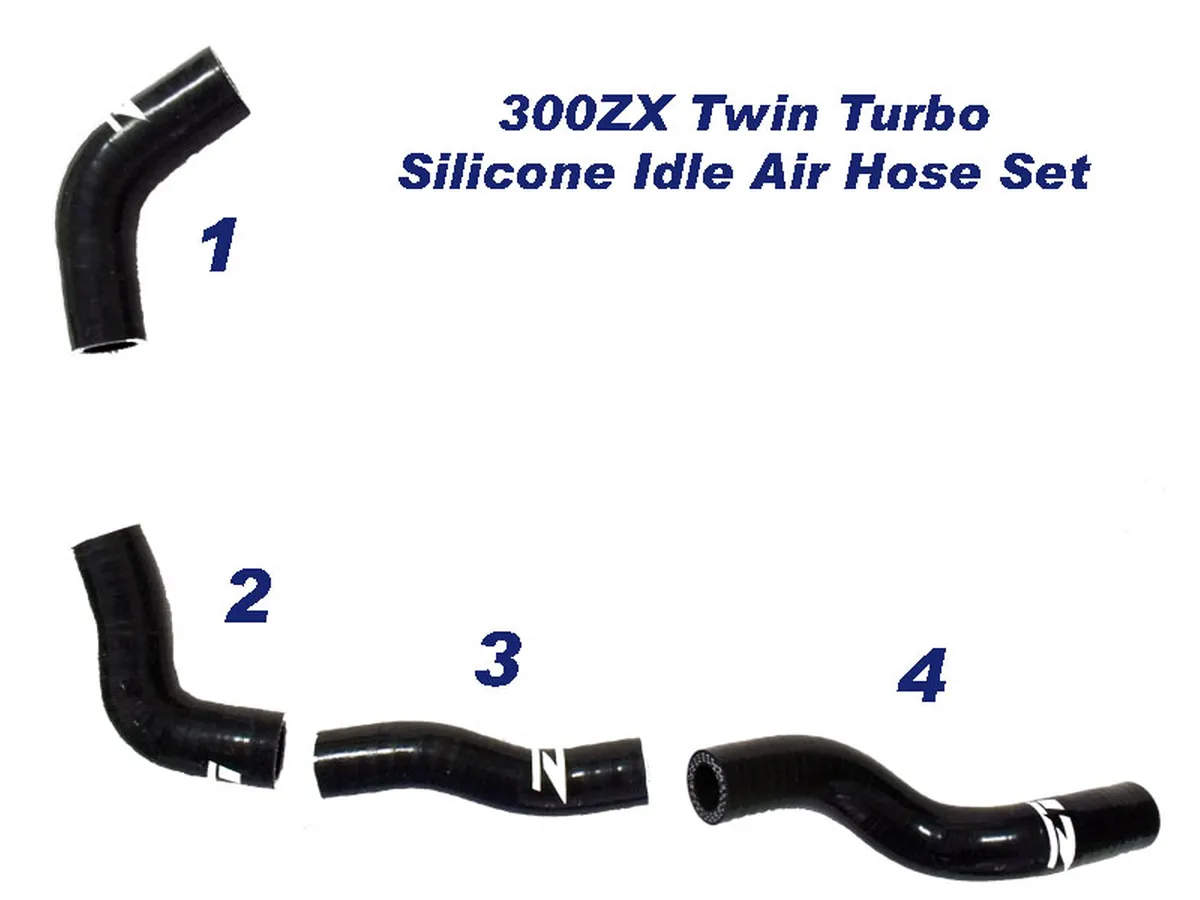 Z1 Silicone 300ZX (Z32) Idle Air Hose Set (TT)